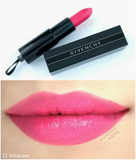 givenchy lipstick swtches|givenchy lip gloss interdit.